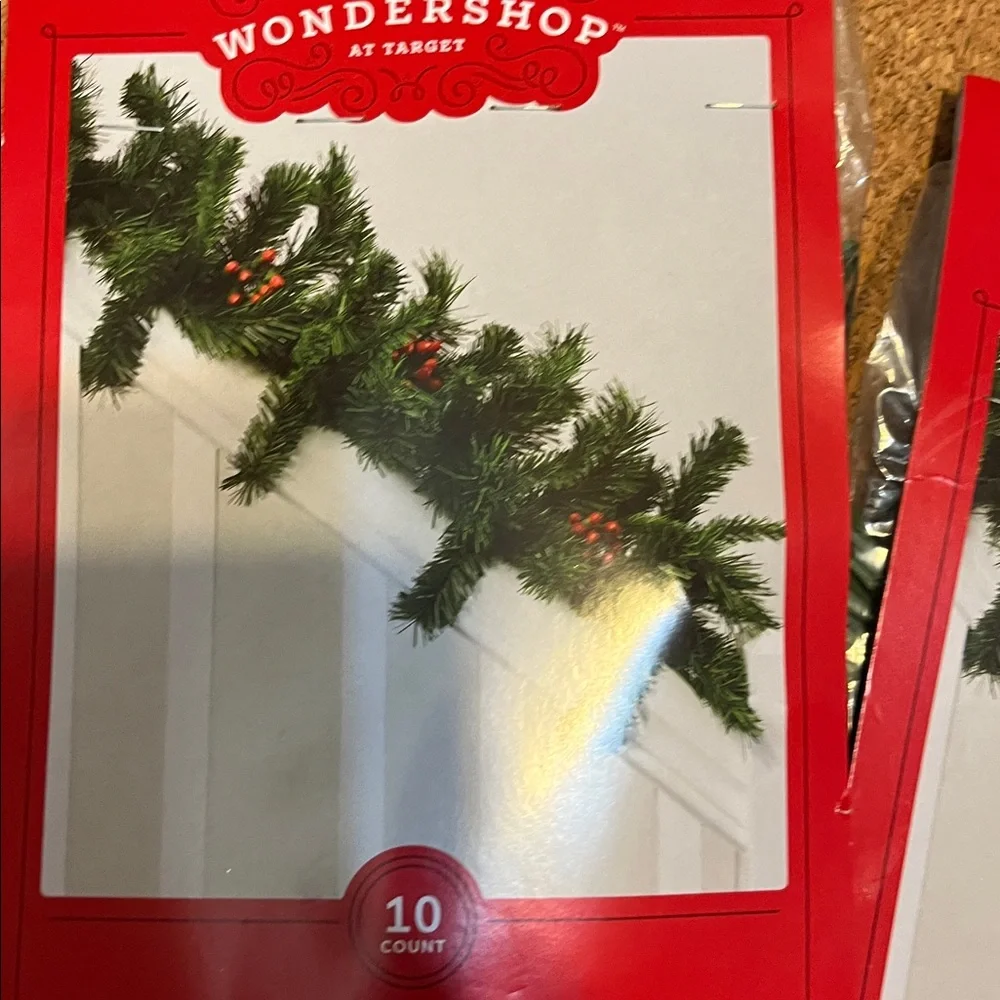 Wondershop Festive Green Garland Ties
